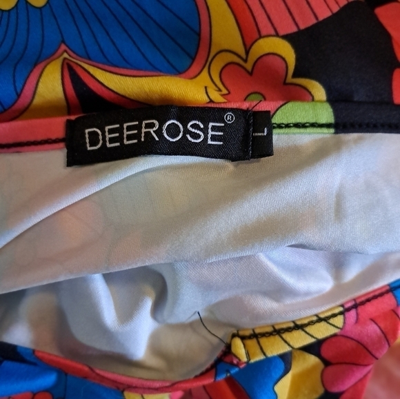 Deerose multicolored floral blouse size large - Picture 7 of 7